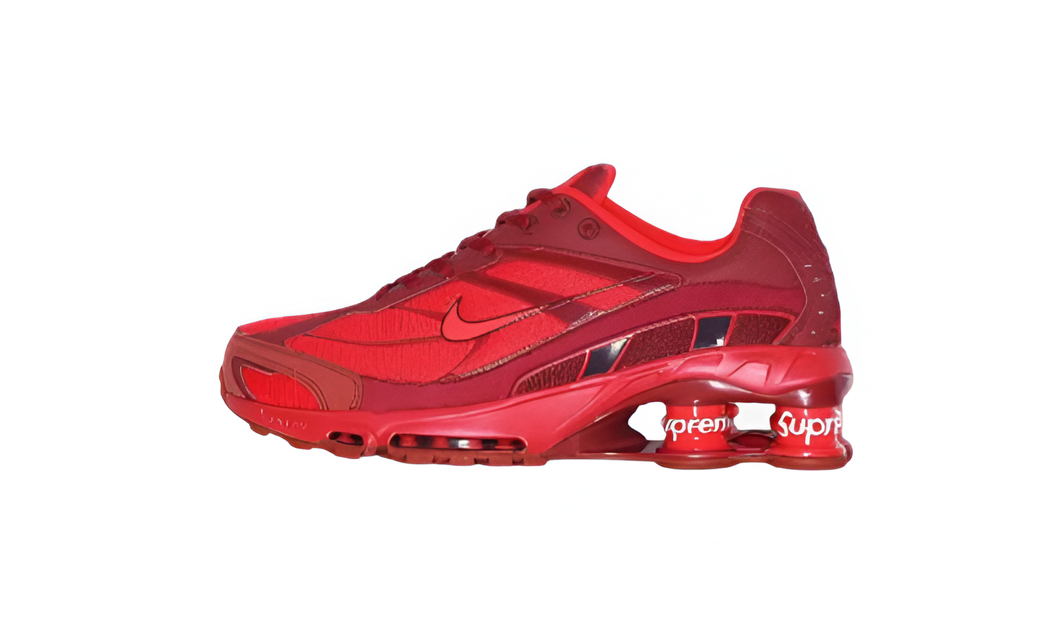 Nike x Supreme Shox Ride 2 Red