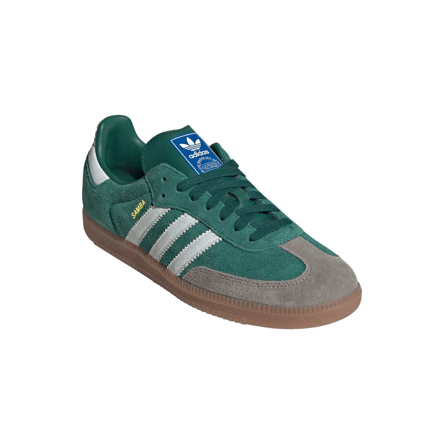 Adidas Samba Collegiate Green Gum Grey Toe