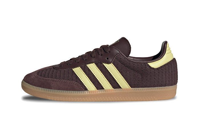 Adidas Samba OG Shadow Brown Powder Yellow